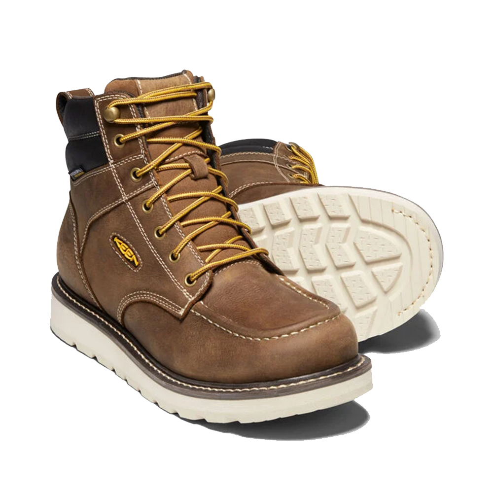 Keen Men's Cincinnati 6 Inch Waterproof Work Boots with Soft Toe from GME Supply